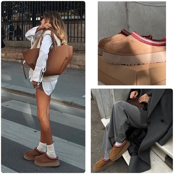 Brand New NWT UGG Tazz Mule Slipper Clog Chestnut Women’s Size 9 - Picture 6 of 13